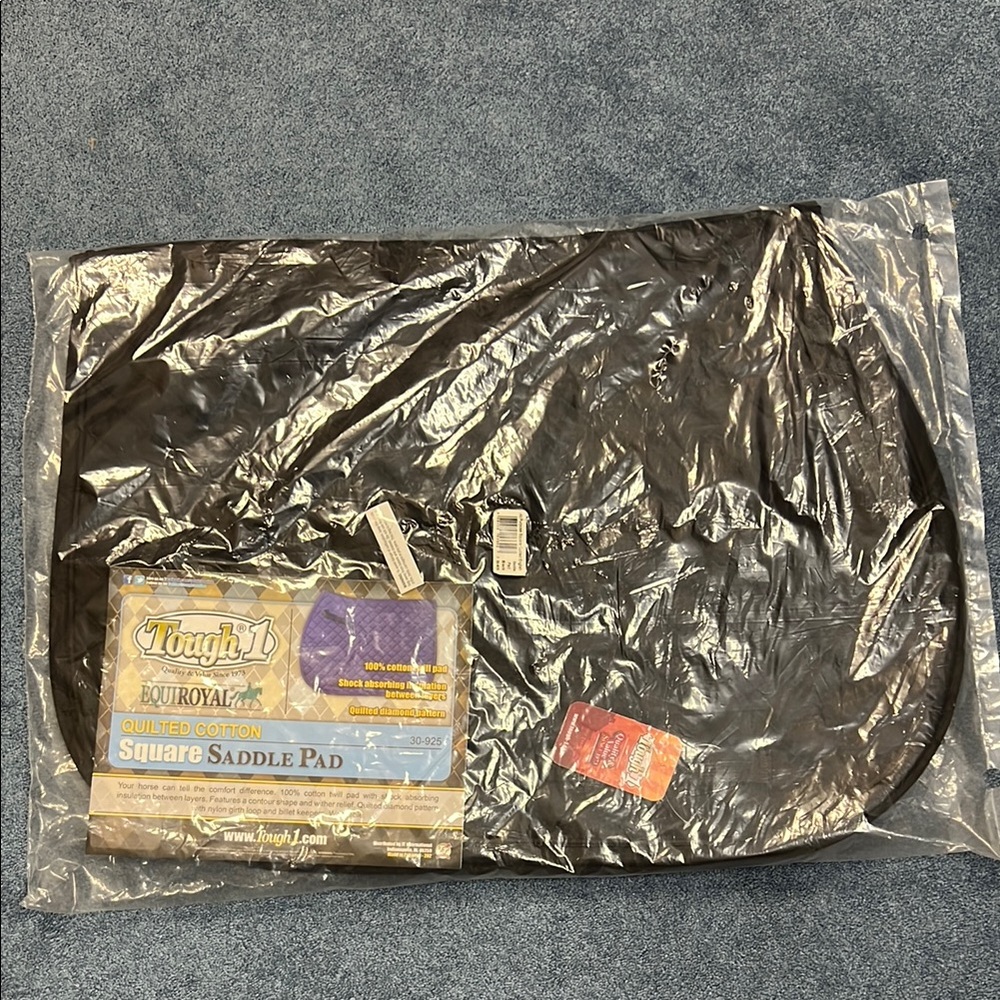 Tough 1 Black Square Saddle Pad